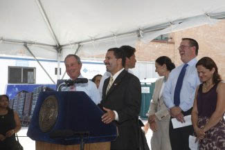 Governor David A. Paterson was honored to participate in the announcement of the use of American Recovery and Reinvestment Act Tax Credit Assistance Program (TCAP) funding at the Phipps groundbreaking site. 