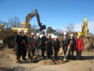 TCAP funds helped to jumpstart Catherine Gardens in Plattsburgh, which had been stalled by a funding gap. Acting Commissioner Brian Lawlor (3rd from right) joined Plattsburgh Mayor Donald M. Kasprzak, Assemblywoman Janet Duprey and members of the development team for a recent groundbreaking.