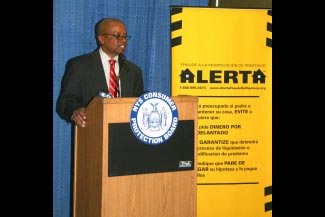 Greg Watson, Assistant Commissioner of DHCR, encouraged homeowners at risk of foreclosure to reach out to the qualified housing counselors and legal services providers funded through the NYS Subprime Foreclosure Prevention Program. 